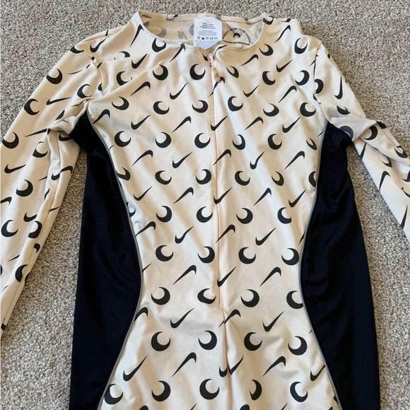 Nike x Marine Serre Moon and Swoosh Print Reflective Jumpsuit Large
